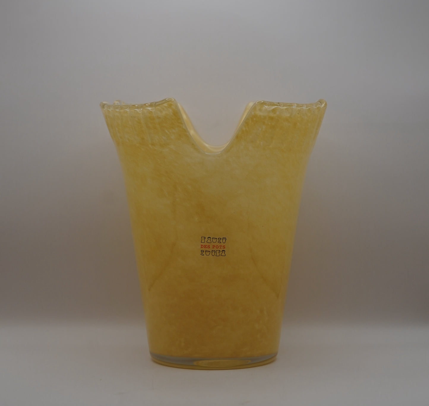 Waffle Vase Glass H20