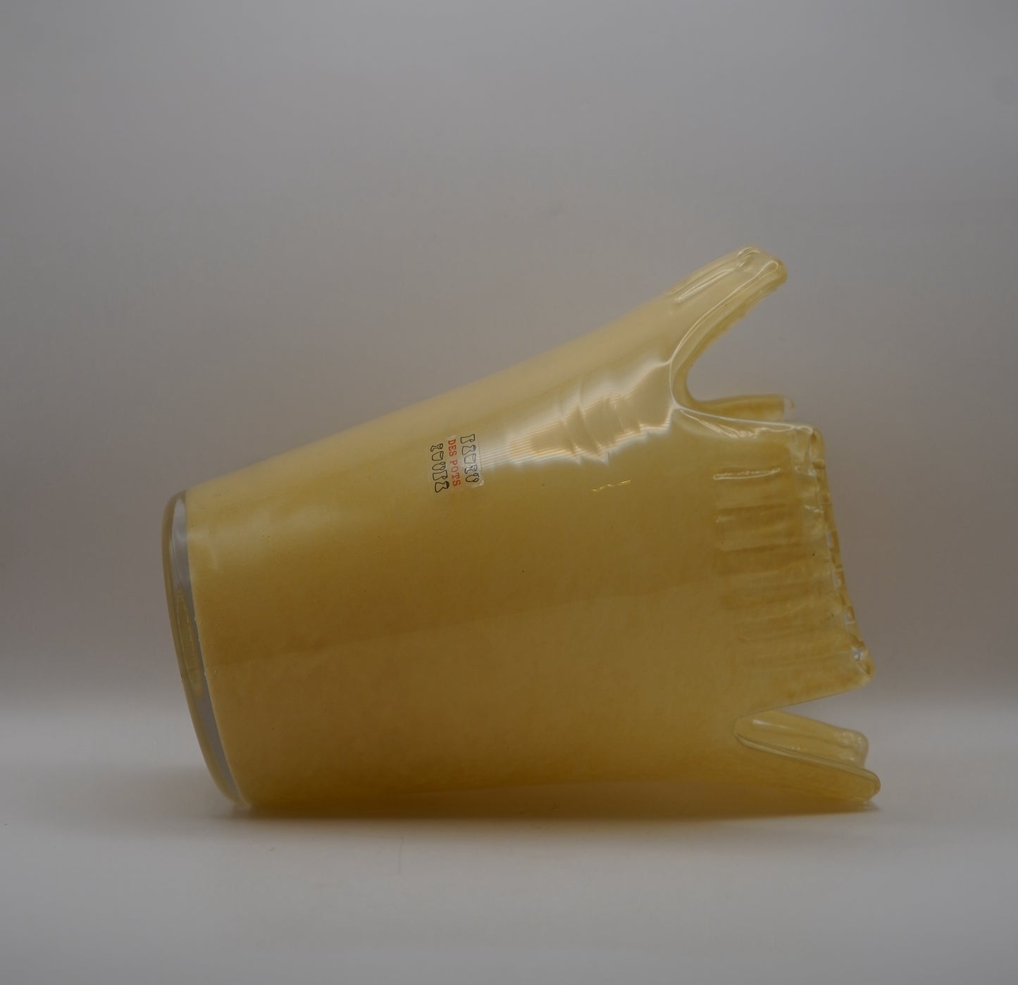 Waffle Vase Glass H20